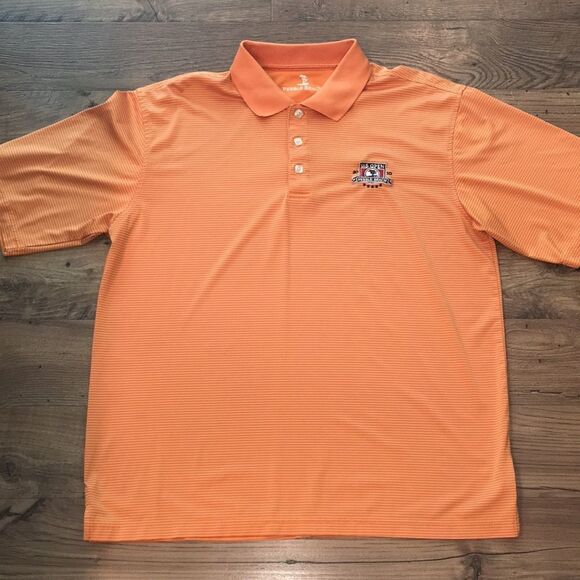 Pebble Beach 2010 US Open Golf Polo Shirt Orange - Picture 2 of 2